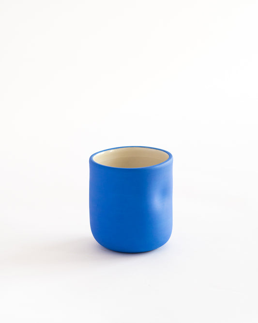 Mini Pinched Cup | Matte Blue